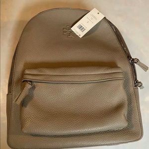 Tory Burch Thea Pebbled Leather Backpack